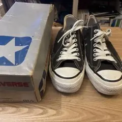 【Special】80s converse オールスターローカット 黒8.5