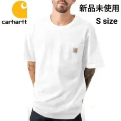 新品未使用 カーハート ポケット Tシャツ 白 Sサイズ K87 USモデル