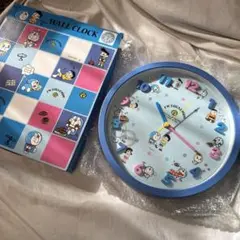 新品　廃盤　掛け時計　ドラえもん　ウォールクロック　連続秒針　フレンズ