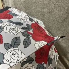 【未使用品】クリスタルジェミー バラ柄 晴雨兼用 折りたたみ傘