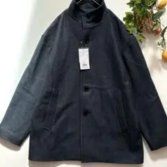【THE SHOP TK】新品タグ付！ステンカラーコート　グレー　メンズM