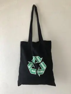 ALL GOOD FLOWERS トートバッグ　黒　コットン