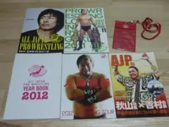【中古品】全日本プロレス　2011年、2012年　パンフレット等　5冊セット