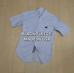BLACK FLEECE★USA製 ボタンダウンシャツ 半袖 ストライプ
