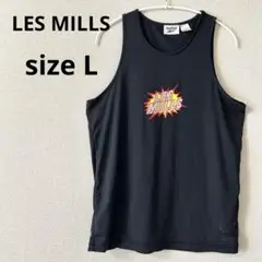 Reebok LES MILLS タンクトップ ④メンズL ブラック