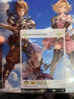 グラブルEXフェス2025 来場者特典 SNS風クリアカード グリームニル