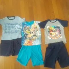 男の子 パジャマ 半袖 ３枚セット