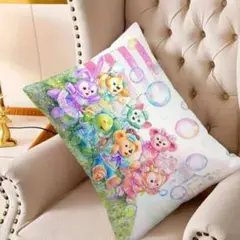 ディズニー枕カバー♡ダッフィーフレンズ　カラフルハピネス　ディズニーシー