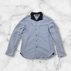 337 【M】RAGEBLUE レイジブルー メンズ シャツ 襟 柄入り