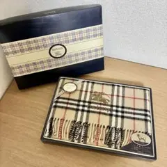 【未使用】BURBERRY バーバリー ひざ掛け ブランケット　ノバチェック