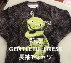 GENTLEFULLNESS ロンT ブラウン 変形ラウンドネックトップス ロンT レディース 長袖 送料無料