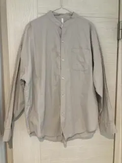 HALHAMベージュ 長袖シャツ L