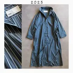 【現行品／美品✨】TICCA ストライプ シャツワンピース