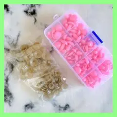 ぬいぐるみ 動物 鼻 プラスチック 125個入り ワッシャー付き 手作り