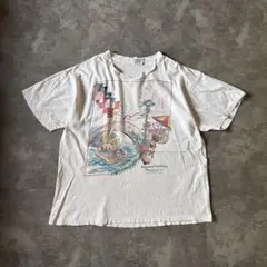 セール‼️90s USA製 Lee スーベニア アート シングルステッチ