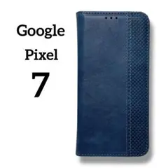 Google Pixel 7 ケース カバー 手帳型 スマホケース ブルー
