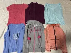 女の子 フード付きジャケット他 130サイズ ６着