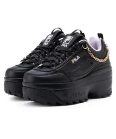 【ムラサキスポーツ限定】FILA スニーカー 厚底 23cm ブラック