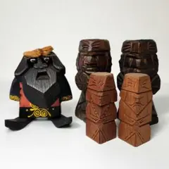 アイヌ民芸品　コロポックル　ニポポ人形　ヴィンテージ置物