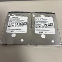 TOSHIBA 500GB HDD 2台セット