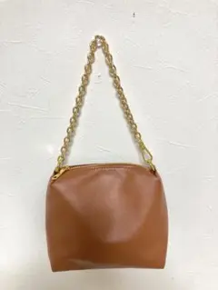 美品【CELINE】キャメル ハンドバッグ ポーチ