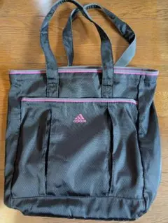 adidas♡ トートバッグ 黒 汚れあり