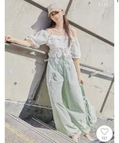 シャカワイドパンツ