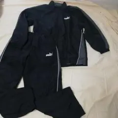 PUMA ブラックジャージ 140サイズ