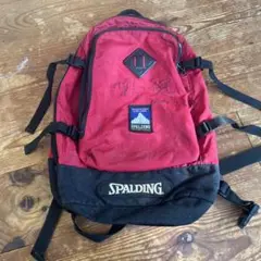SPALDING 野口健サイン入り　バックパック