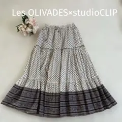 studio CLIP ×les OLIVADESスタディオクリップ スカートF