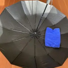 ２０２３年購入／手動式折畳１２本骨傘／直径１０３ｃｍ／折畳２８ｃｍ／重量２９０ｇ