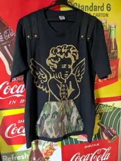 【値下げ！】アメリカ製Tシャツ☆USA　Tシャツエンジェル、天使Tシャツ