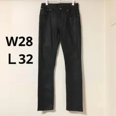 ヌーディージーンズ BACK 2 BLACK W28 L32 黒 デニム