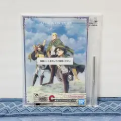 【新品未開封】　一番くじ 進撃の巨人～壁の外の世界～　C賞 アクリルボード