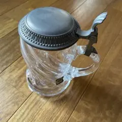 ツイストデザイン ビアマグ 蓋付き 500ml
