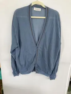 M14 TOMORROWLAND tricot サマーカーディガン 青