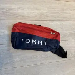 TOMMY ボディバッグ 赤・紺