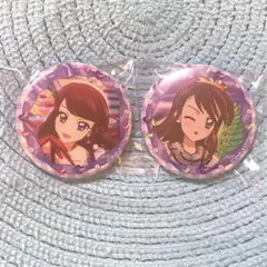 アイカツ　stage トレーディング　缶バッジ　2025 紫吹蘭　A B