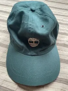 Timberland ダークグリーン ベースボールキャップ ヴィンテージ