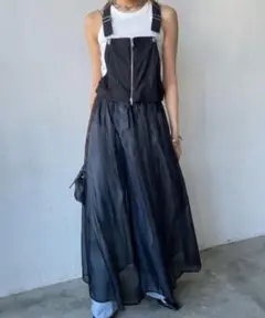 【2024SS/完売品】 AIC. シアードッキングロングワンピース