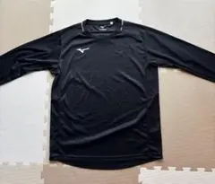 Mizuno ブラック 長袖 スポーツシャツ L