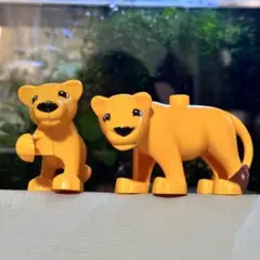 LEGO動物 レゴ ライオン 親子