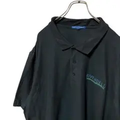 RIVENDELL PORTAUTHORITY 半袖ポロシャツ　ブラック 4XL