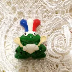 フランス国旗カエルマグネット❤️フランスで購入しました❤️顔がかわいいカエル