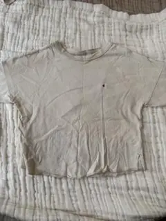 チャンピオンロゴTシャツ120 ベージュ