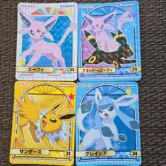 ポケモンシール　丸美屋　ブイズ