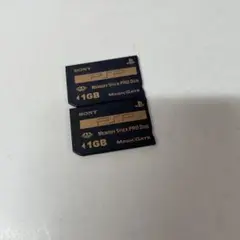 SONY MEMORY STICK PRO Duo 1GB PSP 2枚セット