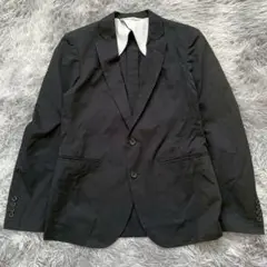 美品✨【BEAMS】ブラックフォーマルジャケット (48) ビジネス スーツ