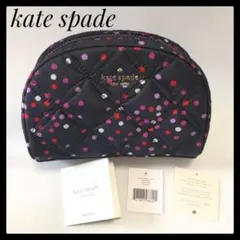 ケアカード付✨♠︎ケイトスペードkate spade♠︎ドットポーチ ブラック