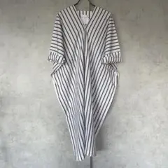 【タグ付き、未使用品】SI-HIRAI コットンVネック七分袖